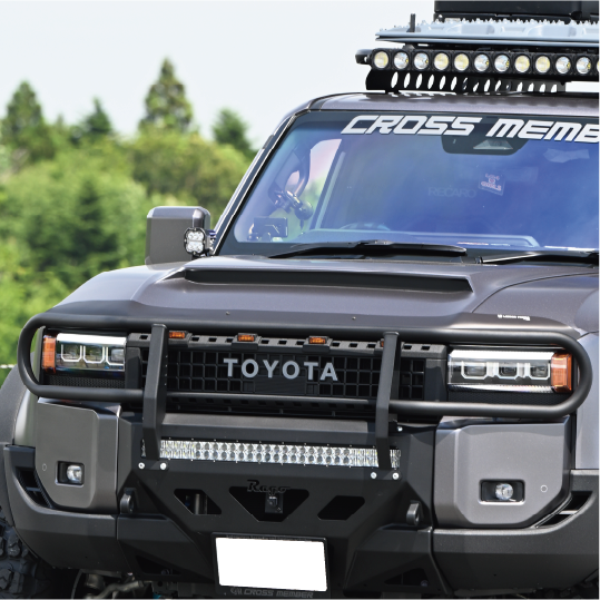 ランクル250三眼ヘッドライト